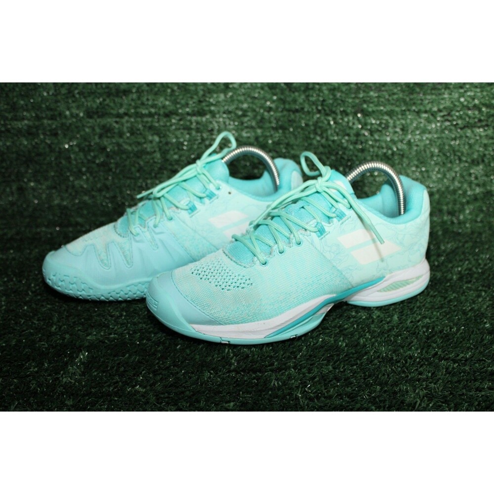 Babolat Propulse Blast AC Women's 8.5 Tennis Shoes Mint Teal Turquoise 31F21447